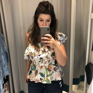 H&M one shoulder top